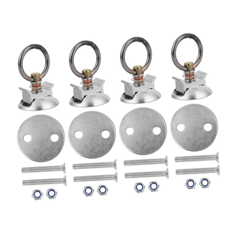 GRIRIW 1 Set Rail Reparing Eye Rack Clip Hakenzubehör Haken Haken Glühbirnenhalter Stecknadel Leuchtadapter Haken Grabber Haken Kits Deckenleuchte Edelstahl Silber Silber von GRIRIW