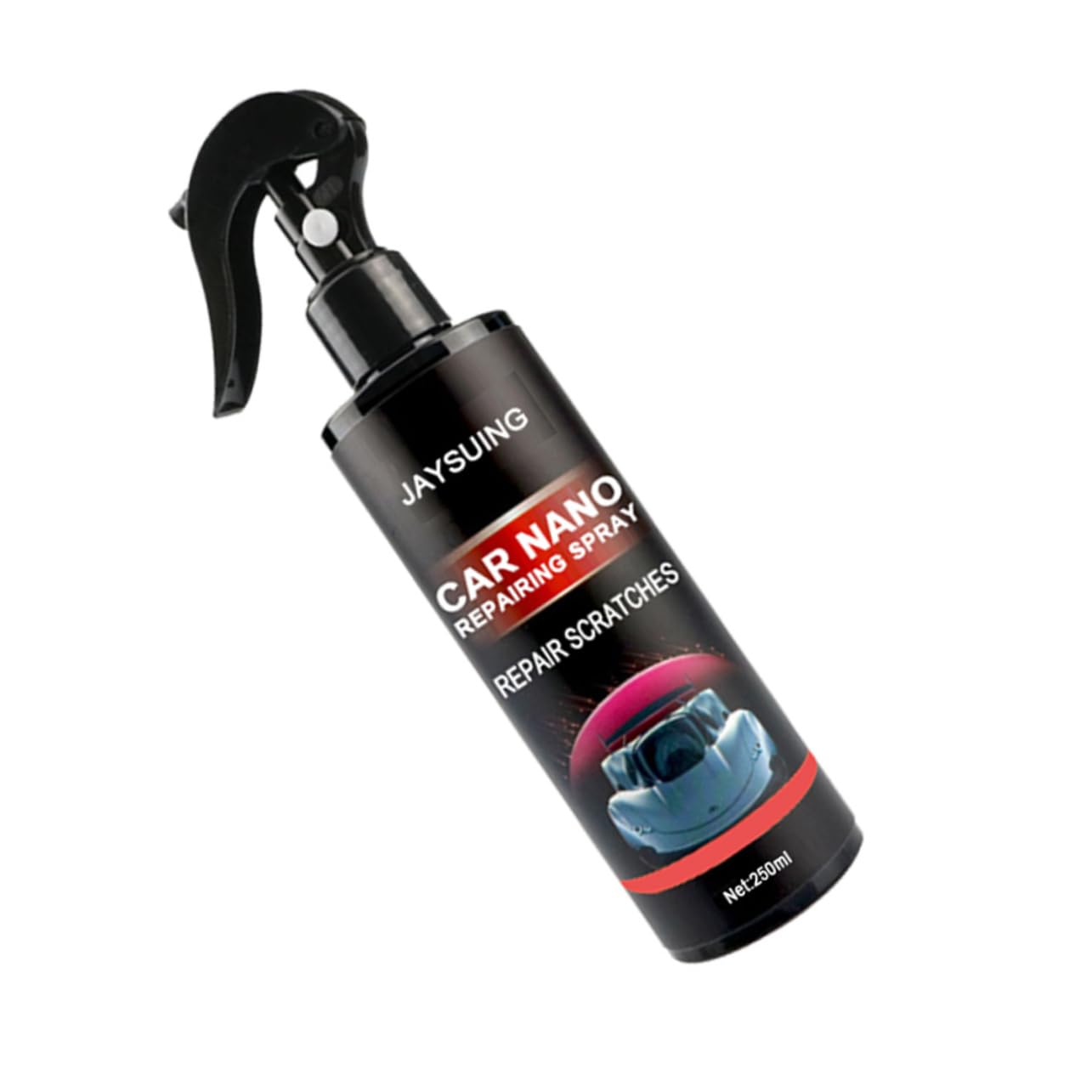 GRIRIW 1 auto reparatur spray Glitzeraufkleber Aufhänger Poliermaschine Deckel Stopper Abs Restaurator für Autopolituren Nano-Reparaturspray für Autos Autowachs-Politurspray Plastik Black von GRIRIW