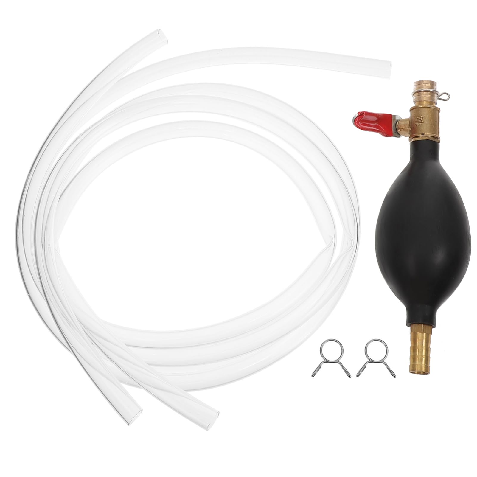 GRIRIW 1Pc Benzin Leitung Schlauch Öl Leiter Manuelle Benzin Siphon Schlauch Benzin Leiter Schwarz von GRIRIW