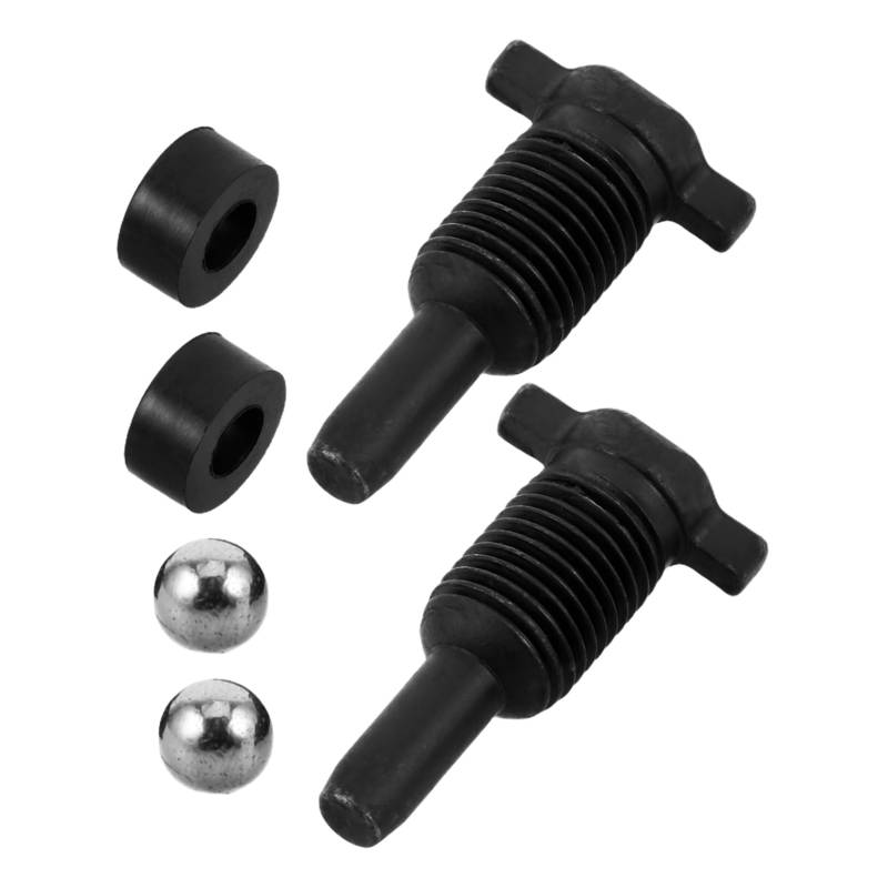 GRIRIW 2 Stücke Hydraulische Jack Teile Öl Rückkehr Ventile Air Release Dichtung Ball Vertikale Release Schraube Öl Pumpe Stecker Für Auto Reparatur Wartung von GRIRIW