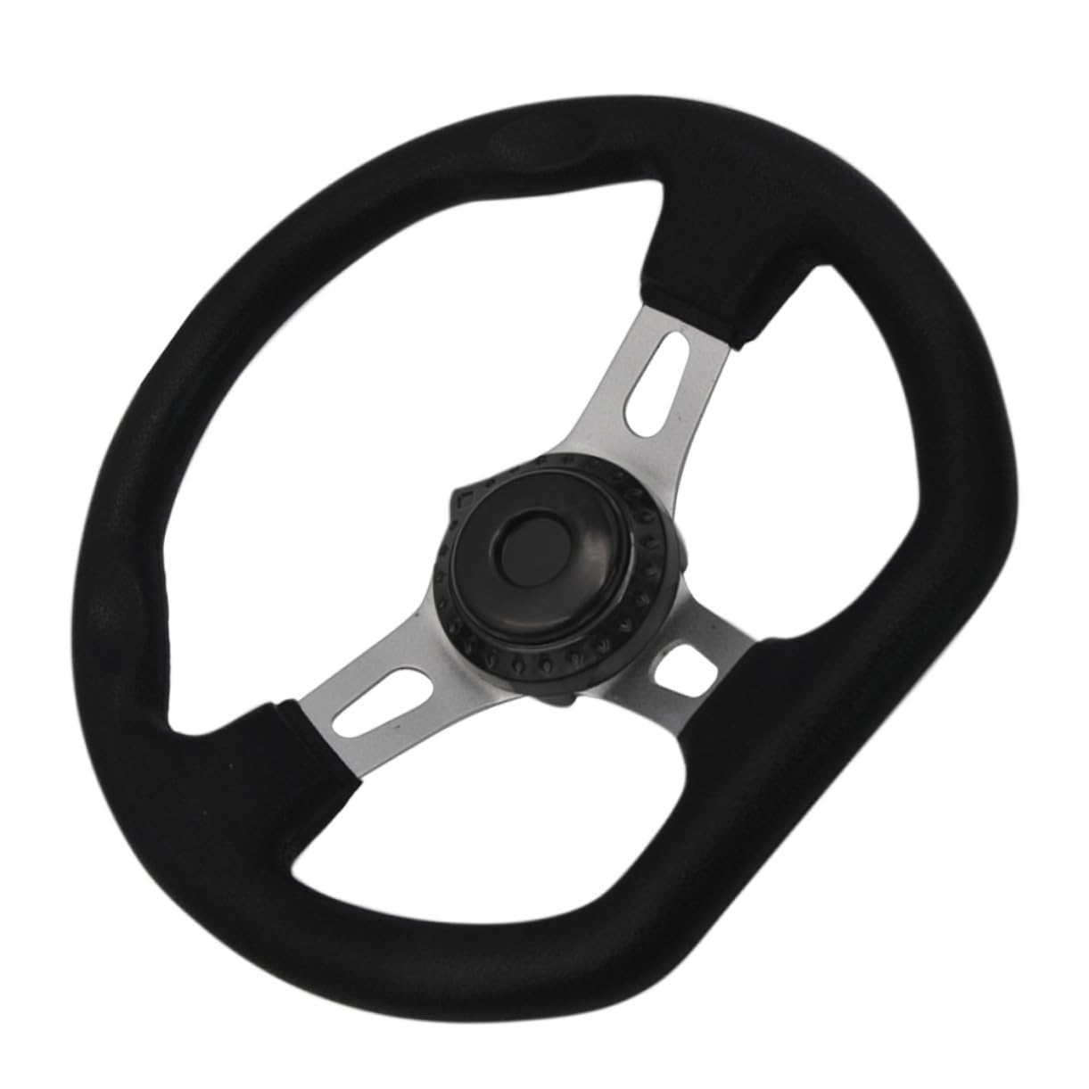 GRIRIW 270mm Karting Lenkrad Aus PU Schaum Rennsport Lenkrad Für Modifizierte Fahrzeuge Einfaches Und Praktisches Steering Wheel Für Karting Und Offroad Einsatz von GRIRIW