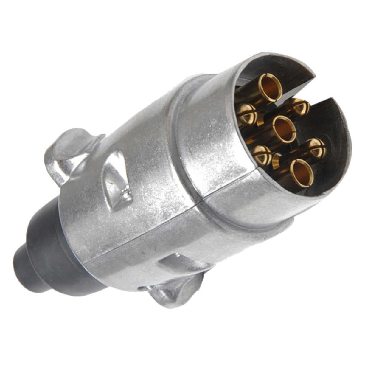 GRIRIW 7 Poliger Stecker Für Anhänger Und LKW 12 V Elektrozubehör Aluminiumlegierung EU Stecker Für Abschleppen Und Elektrik von GRIRIW