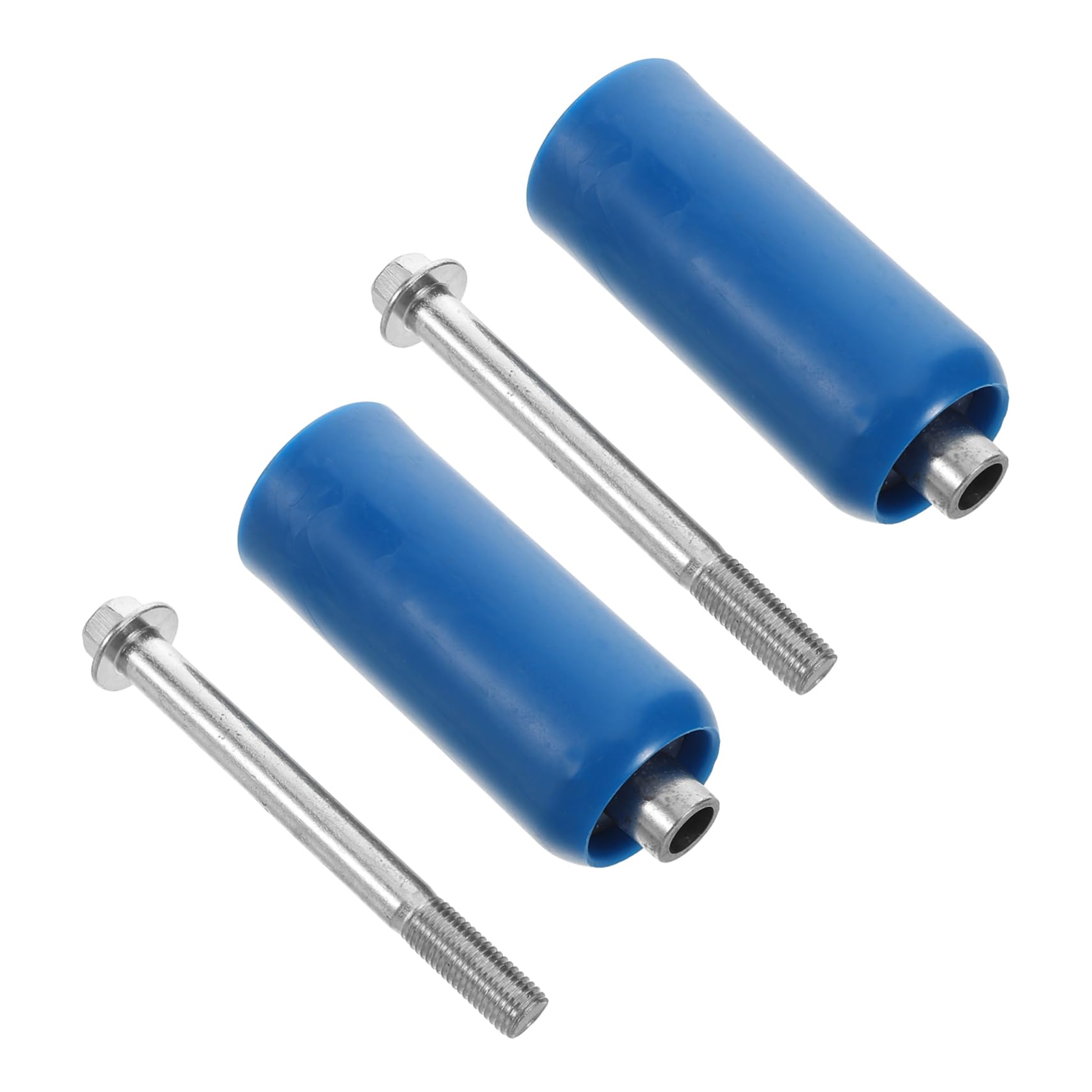 GRIRIW -Fallschutzgummi quadratischer Filter Mutterbolzen Schutzset-Schieber Scooter-Rahmen Rahmen Slider Rahmen Schutz Werkzeug Anti-Crash-Balken Aluminiumlegierung Blue von GRIRIW