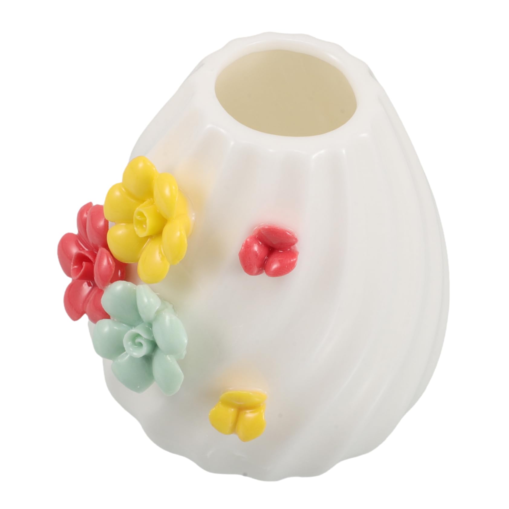 GRIRIW Kleine Vase, Keramikknospenvase, Mini-keramikvase Für Blumen, Gras, Dekorative Vase Für Modernes, Rustikale Dekorvase Für Wohnzimmer, Esstisch, Regale von GRIRIW