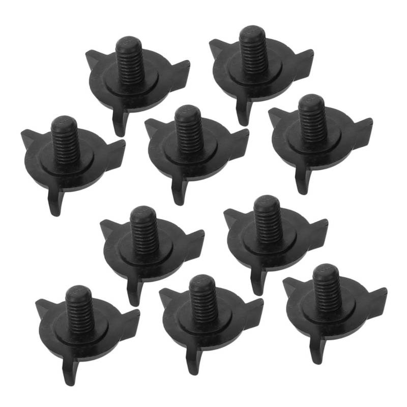 GRIRIW Motorradhelm Visier Schrauben Universelle Helm Schrauben Helm Zubehör Visier Schrauben Set Für Motorräder Schwarze Kunststoffschrauben von GRIRIW