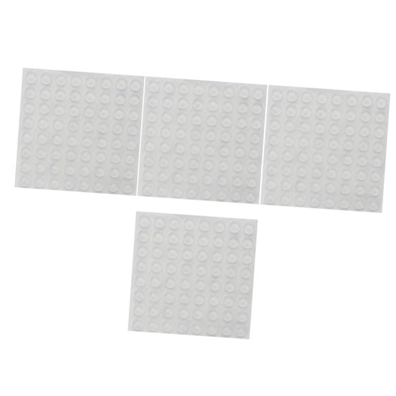 GRIRIW Selbstklebende Türknopf Wandstopper Transparente Türstopper Für öbel Und Wände 12x4mm Ideal Zum Schutz Von Wänden Und Türgriffen Pro Packung 4 Packungen von GRIRIW