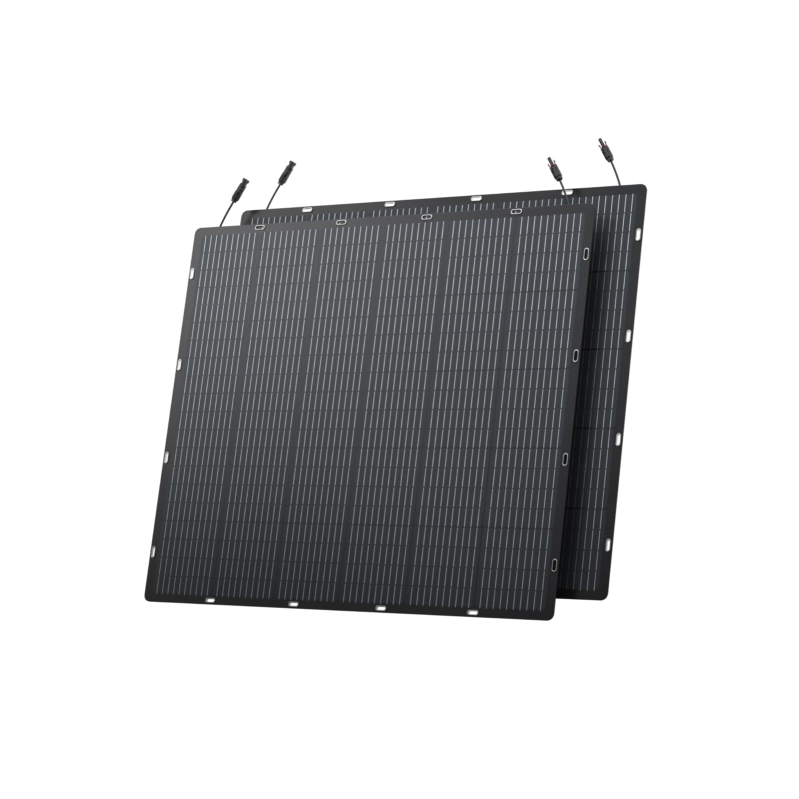 GROWATT 210W Flexibles Solarpanel: Monokristallines Solarpanel mit Ladekabel, 22V Solarmodul Kompatibel mit Mikrowechselrichter, für Wohnwagen/Wohnmobil/Balkon/Boot, IP67, 23% Wirkungsgrad, 2 Stücke von GROWATT