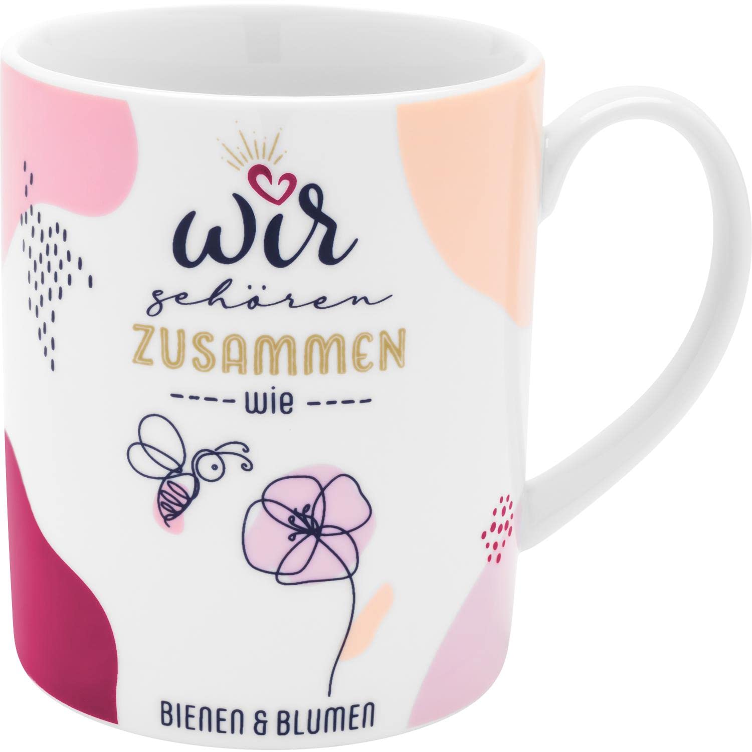 GRUSS & CO XL-Tasse Motiv "Wir" | Große Tasse aus Porzellan, Jumbo-Tasse, 60 cl, Tasse mit Spruch | Geschenk, Freund, Freundin | 47900 von GRUSS & CO