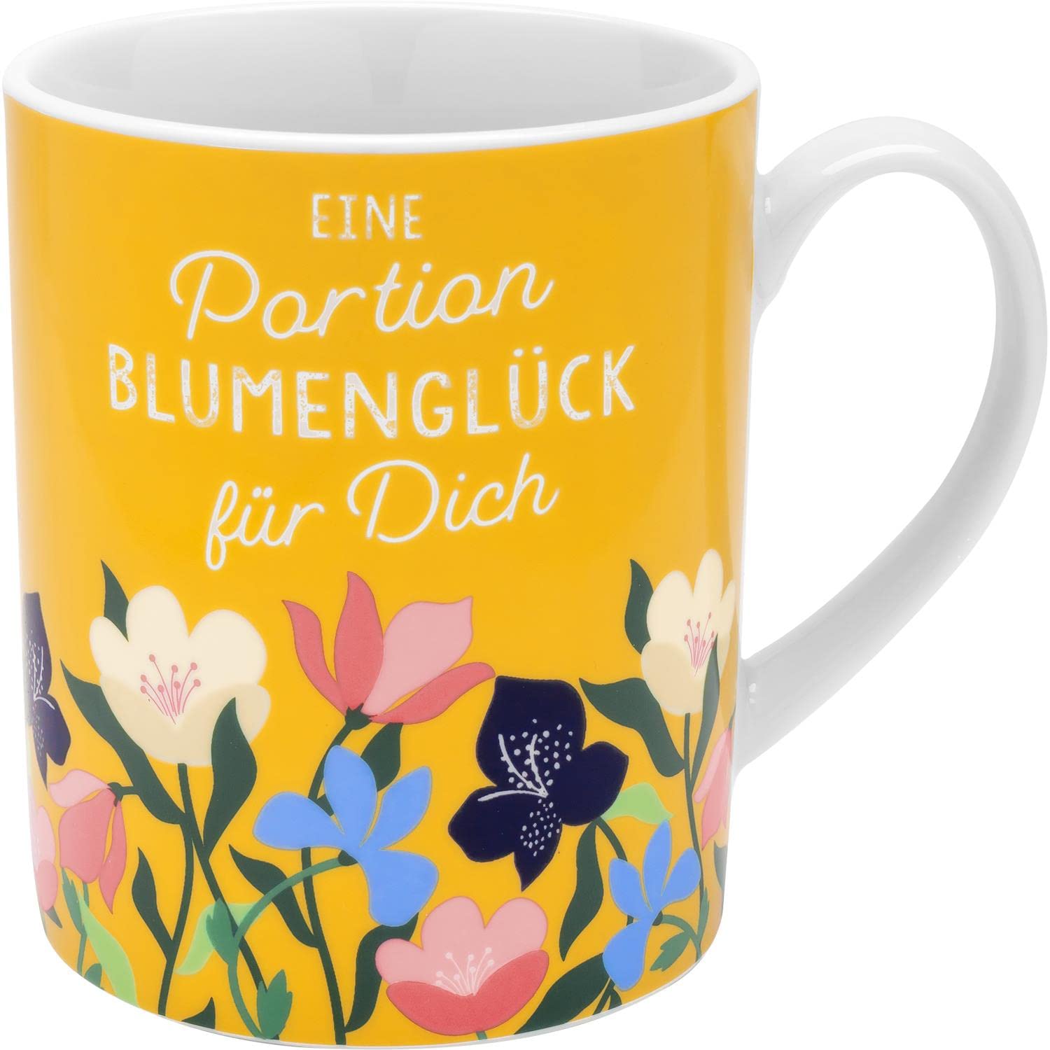 GRUSS & CO XL-Tasse Motiv "Garten" | Große Tasse aus Porzellan, Jumbo-Tasse, 60 cl, Tasse mit Spruch | Geschenk, Freund, Freundin | 47609 von GRUSS & CO