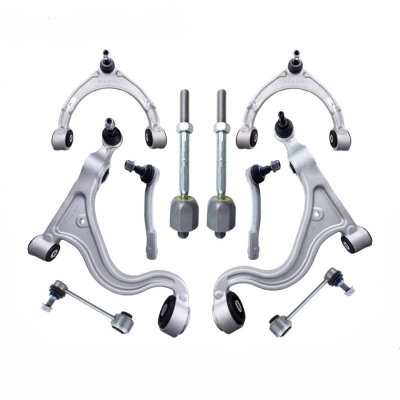 10-teiliges Querlenker-Stabilisator-Link-Spurstangen-Innen-Außen-Kugelgelenk-Set Kompatibel mit kompatible 970-Modelle von 2009 bis 2014 von GRzHKN