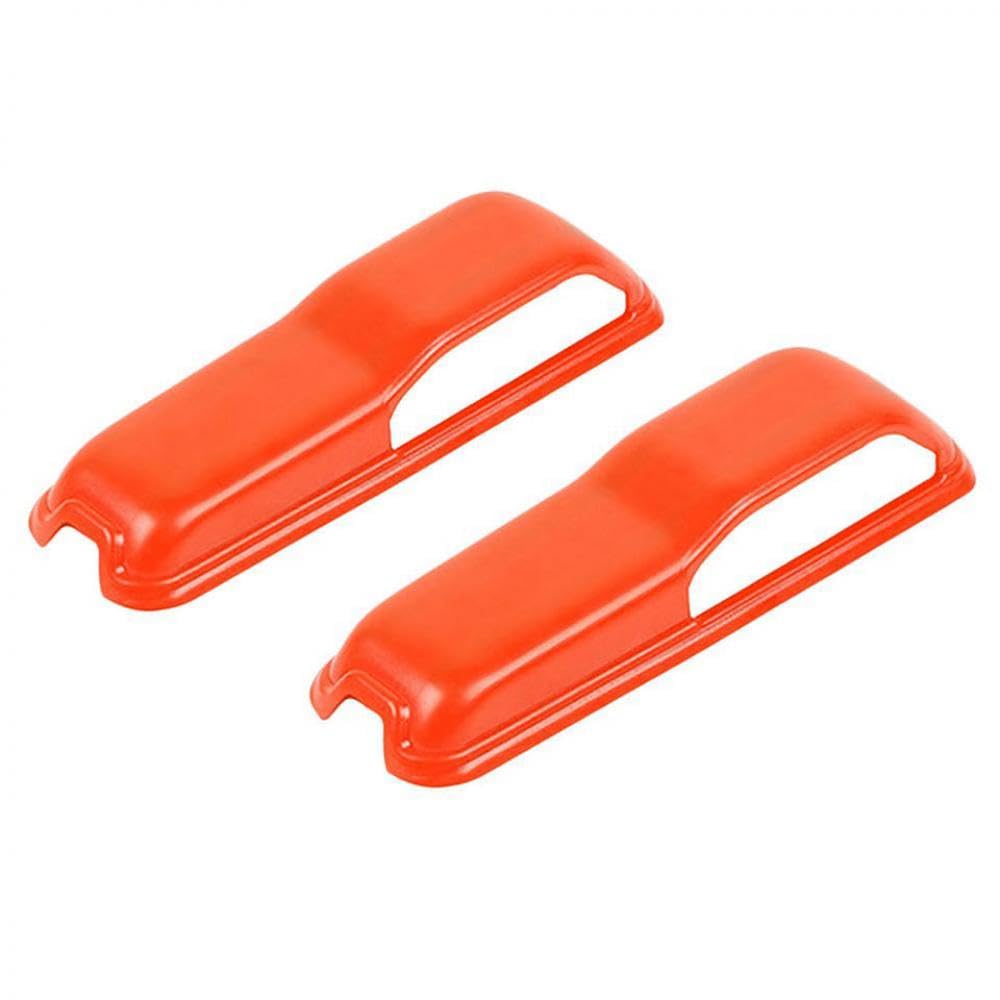 2 Pack Orange und Black Motor Motor Motor Motor Motor Motor Motor Bogen Covers kompatibel mit 2018 bis 2021 JL und 2020 2021 JT Kompatibel mit 2 -Türen und 4 Türmodelle(Orange) von GRzHKN