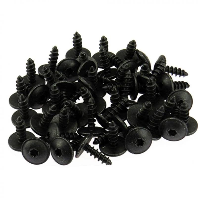 50 Stück Torx-Schrauben-Clips Kompatibel mit Motorabdeckung, Unterboden, Spritzschutz, Radlauf, Kühlergrill, Stoßstangenrock, kompatibel mit A1(90974701-50Pcs) von GRzHKN