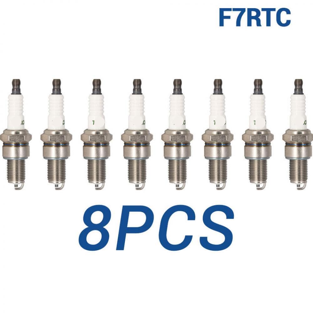 8PCS Solid Terminal Zündkerzen Kompatibel Mit BPR7ES Torch F7RTC Ersatz Kompatibel mit Anwendungen 94703-00218 Flat 5894585 60800325(8 Pieces with Box) von GRzHKN