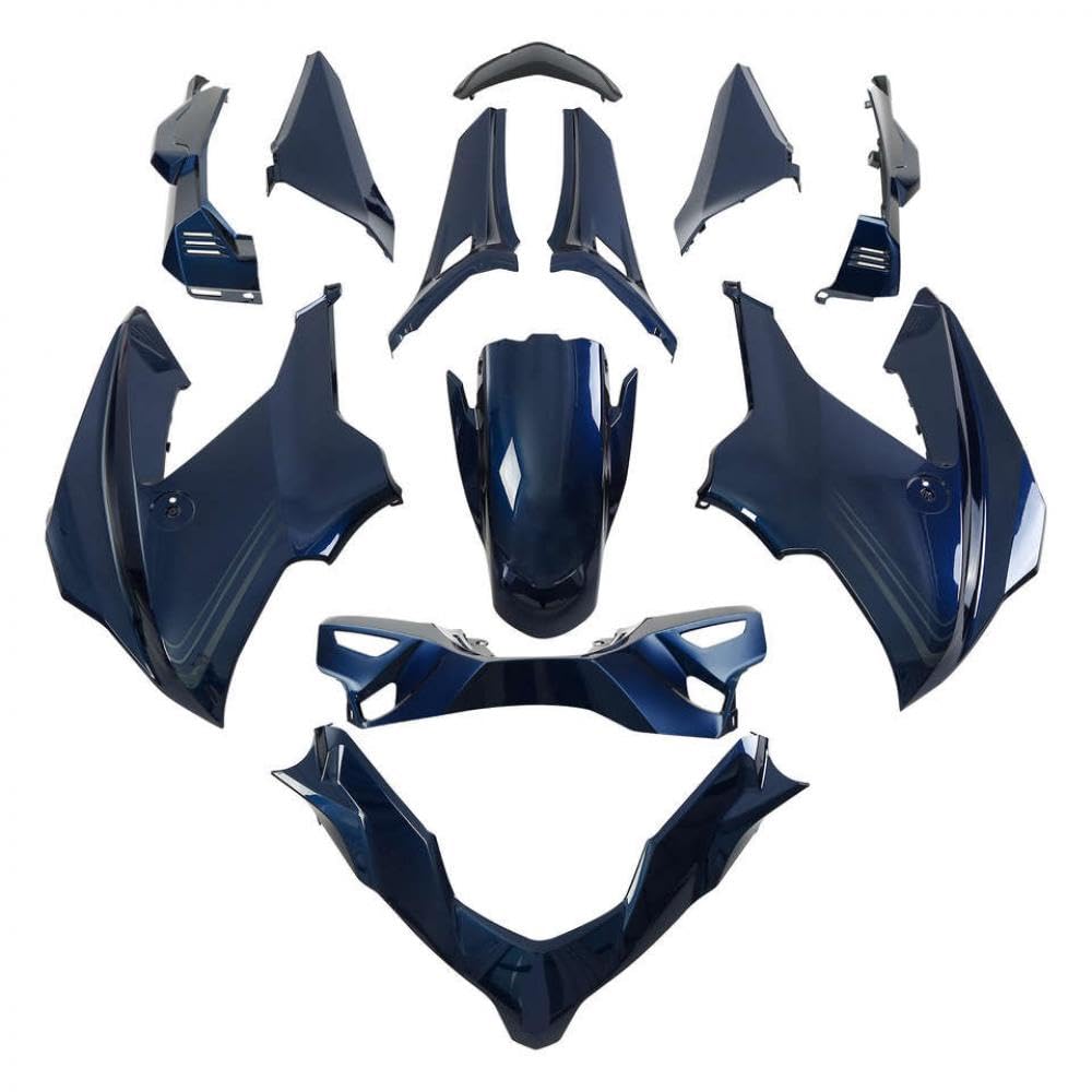 Bodywork Fazitings Kit kompatibel mit Flügel 1800 GL1800 Models 2018 bis 2022(Blue) von GRzHKN