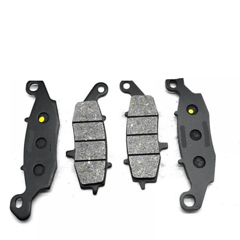 Bremsbeläge Kits Set Kompatibel mit kompatible SFV400A Gladius 400 ABS 2010-2018 und SFV650 2009-2016 Motorrad vorne und hinten Scheibenteile(2X Front Brake Pads) von GRzHKN