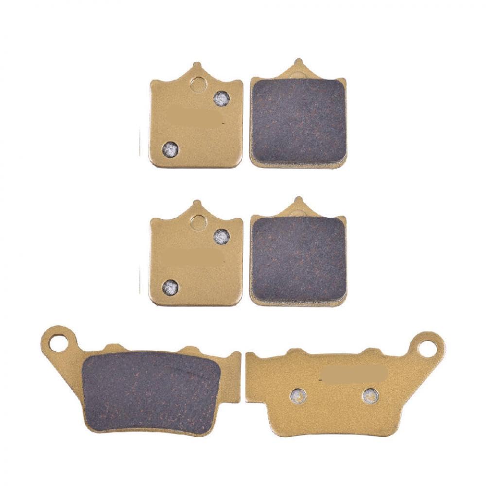 Bremsbeläge Kompatibel mit die vordere und hintere Scheibe kompatibel mit KT 690 SMC SMC 690 R 2008-2010 SMC 690 R ABS 2014-2020 mit 4 Pad-Bremssätteln Speichenrad(1set Ceramic) von GRzHKN