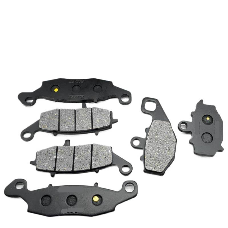 Bremsscheibenpads Kits Kompatibel mit kompatible ZR750 Z750 Modelle 2004 bis 2010 einschließlich Z750S ZR750L vorne und hinten(Whole Set) von GRzHKN