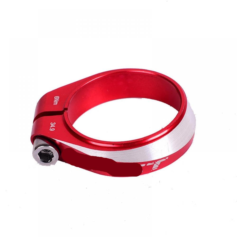 CNC -Aluminium -Sitzplatzklemme 34,9 mm kompatibel mit Berg- und Straßenrädern Kompatibel mit 31,6 mm(Red) von GRzHKN