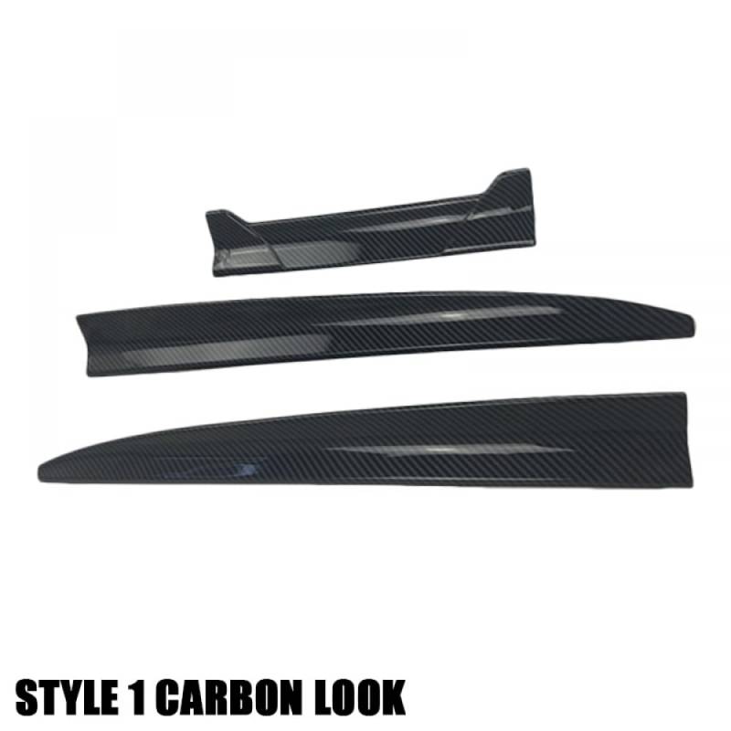 DIY-Länge Universal-Heckflügel-Kofferraum-Dachspoiler-Kit, kompatibel mit Limousinenfahrzeugen wie E90 E60 E36 A3 A6 C7 B8 Clio 4(Style 1 Carbon Look) von GRzHKN