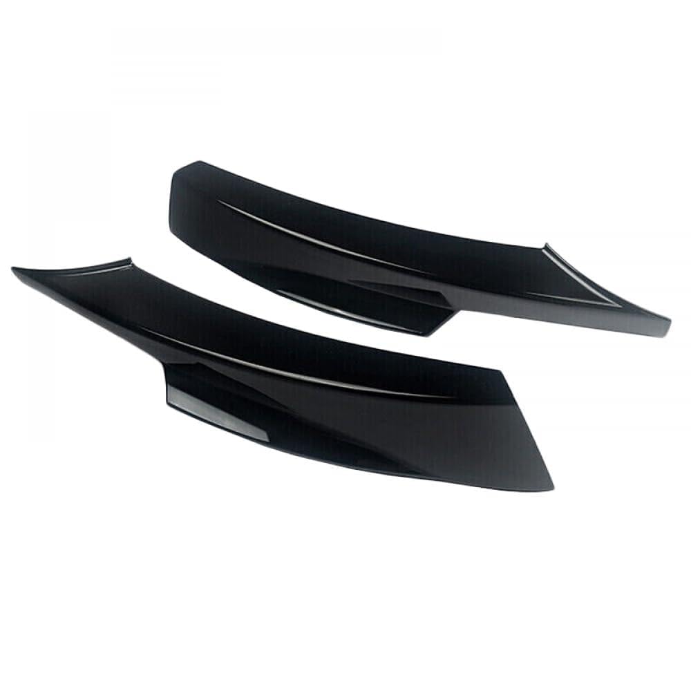 Kohlefaser-Front-Splitter-Stoßfänger Lip Kit kompatibel mit 3 Serien E90 E91 328i 325i LCI M-Tech Sports 2009 2012 2012 Modelle 2012 2012 Modelle(Black) von GRzHKN