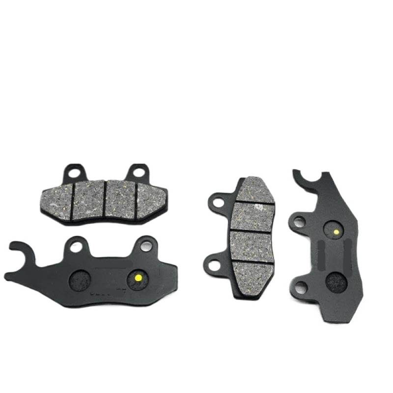 Kompatibler Bremsscheibenbelagsatz Kompatibel mit AN400 2007 bis 2018 400 Limited ABS vorne und hinten(Front Brake Pads) von GRzHKN