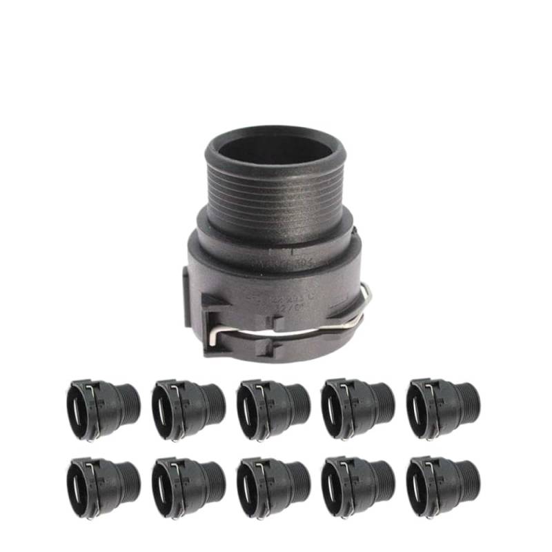 Kompatibler Motorkühlmittelschlauchanschluss Flansch Kompatibel mit A4 S4 A5 S5 Q7 A8 S8 A6 S6 A7 3.0 3.2 4.2 2.0(10 PCS) von GRzHKN