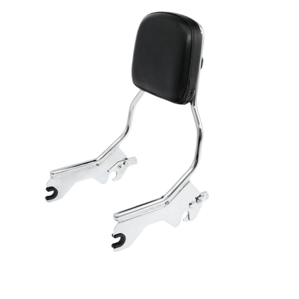 Motorrad Sissy Bar Rückenlehne kompatibel mit Softail Low Rider Sport FXLR FLSB FXLRS -Modelle von 2018 bis 2024(Chrome) von GRzHKN