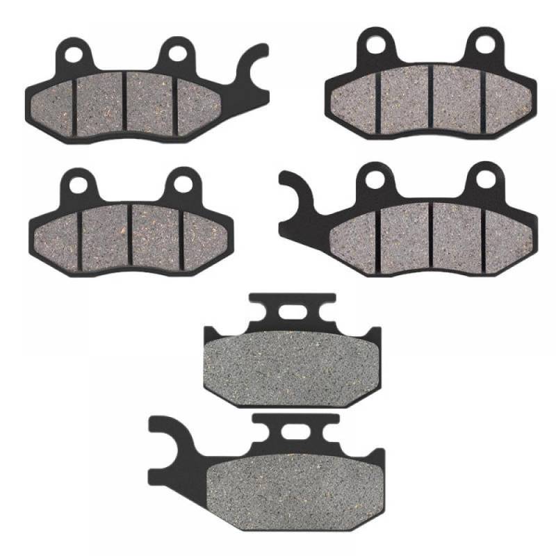 Motorrad- und hintere Bremsbeläge mit ATV -Modellen YFM700R YXR450 YXR660 kompatibel(Front and Rear) von GRzHKN