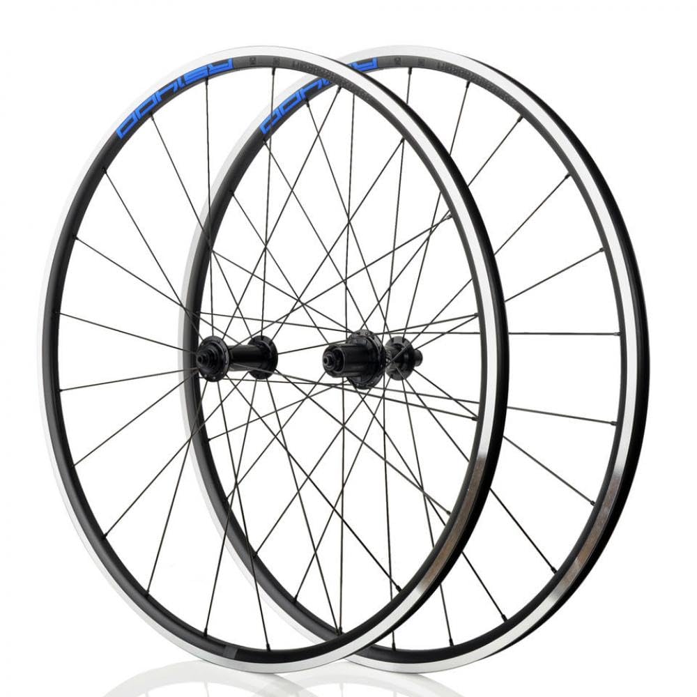 RS1400 Leichtes 700C -Straßenfahrradräder mit 120HD -Freehub -System Kompatibel mit 23 ° C bis 35 ° C Rand Bremsen Radfahren(Blue) von GRzHKN