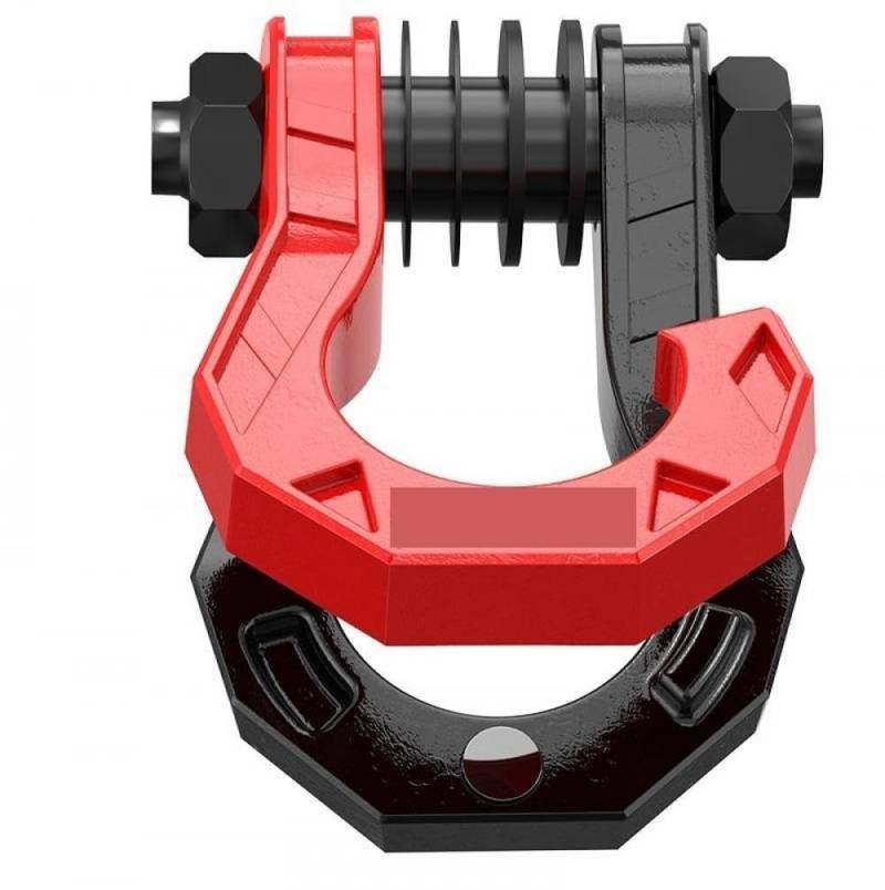 Robuste 8-Tonnen-Anhängerschäkel mit 3/4-Zoll-U-Haken Kompatibel mit die Fahrzeugbergung und das Abschleppen im Gelände von GRzHKN
