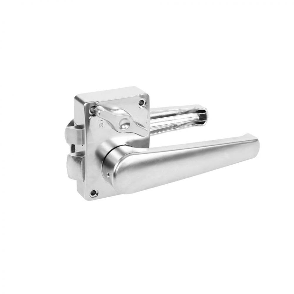 TytxRV -Stil Caravan Toilettentür Schloss RV Badezimmer Privatsphäre Latch Kompatibel mit Wohnmobile Camper Kitchen Silber Finish mit Reverse Lock Feature(Silver) von GRzHKN