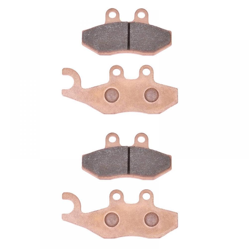 Universelle hintere Bremsbeläge Kompatibel mit MP3 125 IE 2008-2011 125 IE MP3 Yourban 2011-2012 Medley S 125 ABS 2016-2021(2pairs Copper Based) von GRzHKN