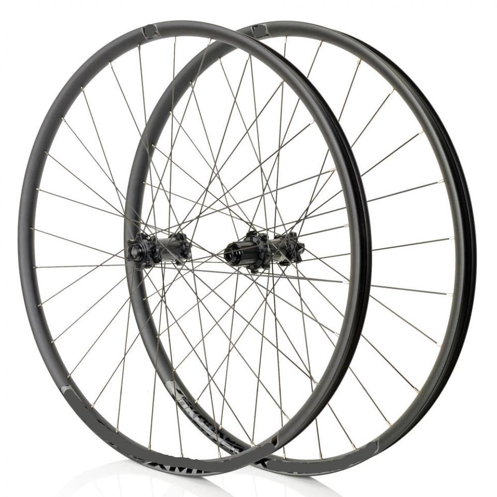 XM1850 Boost Mountain Bike Wheelset 110/148 mm Kompatibel mit 26/27,5/29 Zoll Tubeless Ready Offroad Riding mit 6-Starken-120-Klick-Design(110x15 148x12MM Gray) von GRzHKN