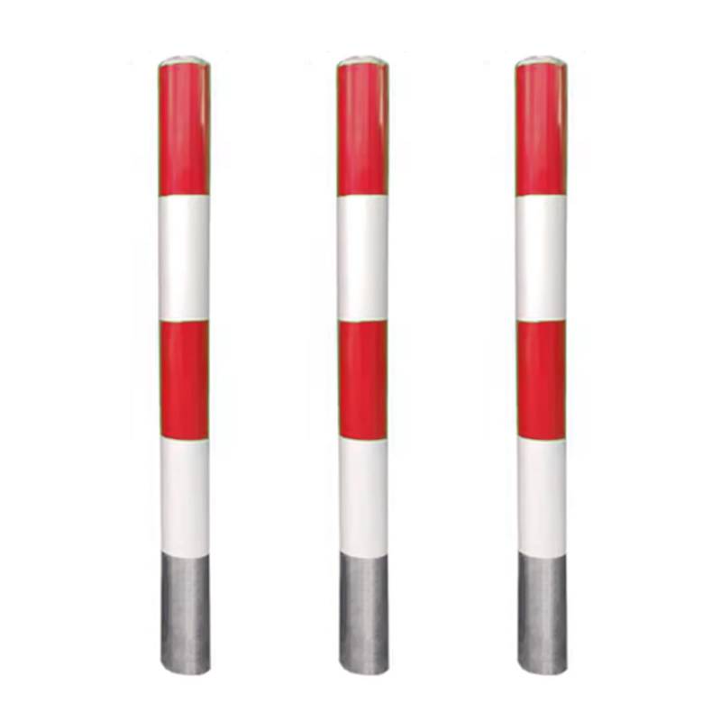 Freistehende Sicherheitspoller Absperrpfosten, Parkpoller, Warnhinweis Zum Schutz Vor Anfahrschäden, Hotels Parkplätzen Rasenflächen Supermärkten Wartungsbereichen Lagerhallen(Red (3pcs),8.9cm/3.5in) von GSATREY