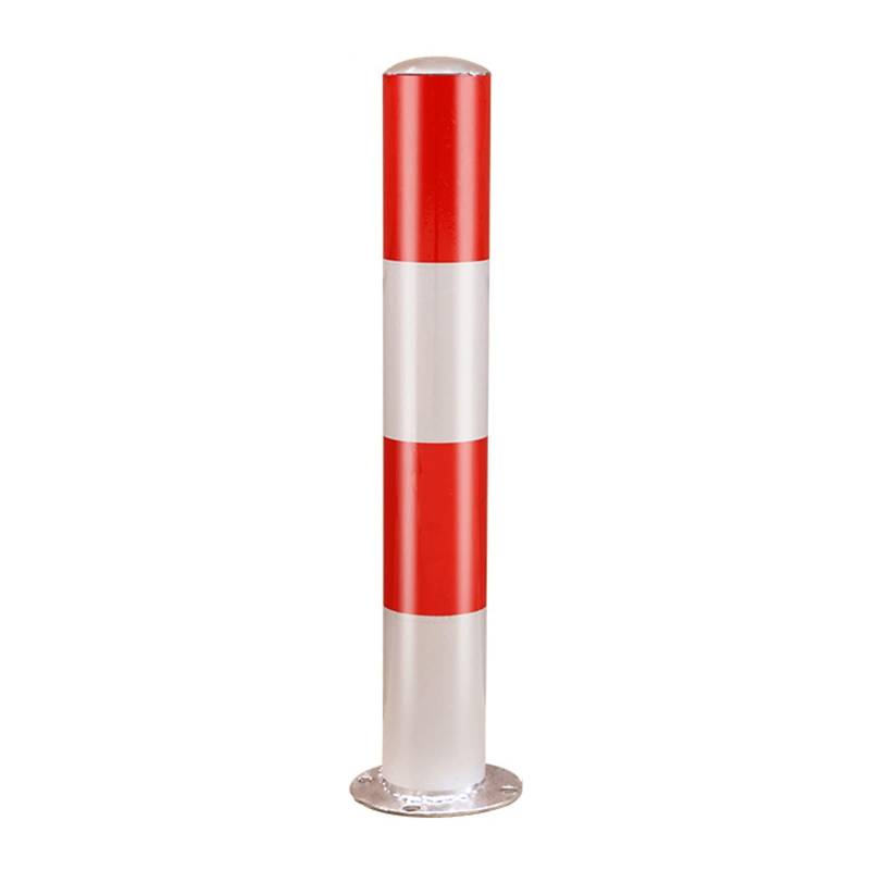 Sicherheitspoller Kollisionsvermeidung, Parkplatzsperre Pfosten, Mit Befestigungsschrauben, Warnsäule, Reflektierende Parkbarrieren, Warnhinweis Zum Schutz Vor Anfahrschäden(Red (1pcs),8.9*60cm/3.5*23 von GSATREY