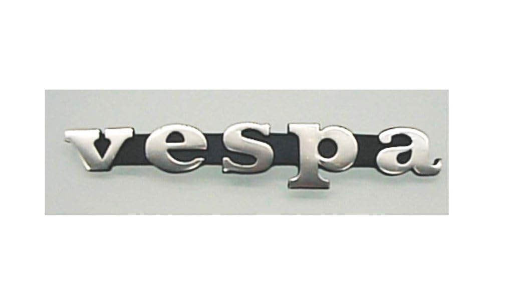 Schild mit Logo vorne für Vespa 50 - Vespa 50 R - Vespa 50 Special - Vespa 90 - Vespa ET3 125 Primavera - Vespa PX 125 150 200 von GSC RICAMBI SRL