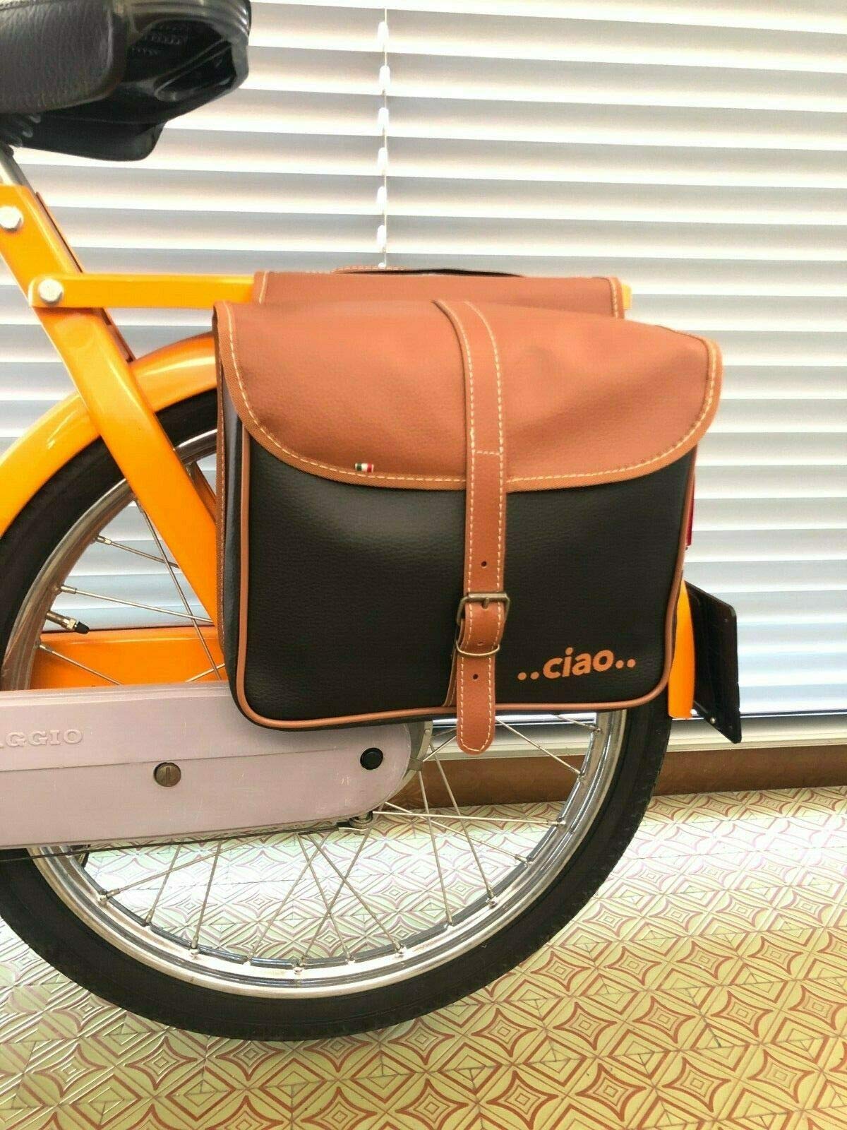 Paar seitliche Taschen aus Kunstleder für Ciao, Moped Zubehör von GSC