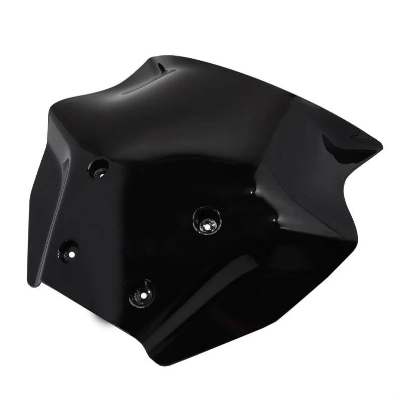 Motorrad Windabweiser Für MT-09 SP 2024 Windschutzscheibe Motorrad Front Fliegengitter Windabweiser Bildschirm Motorrad Windschutzscheibe(Black) von GSCTMFMLPT