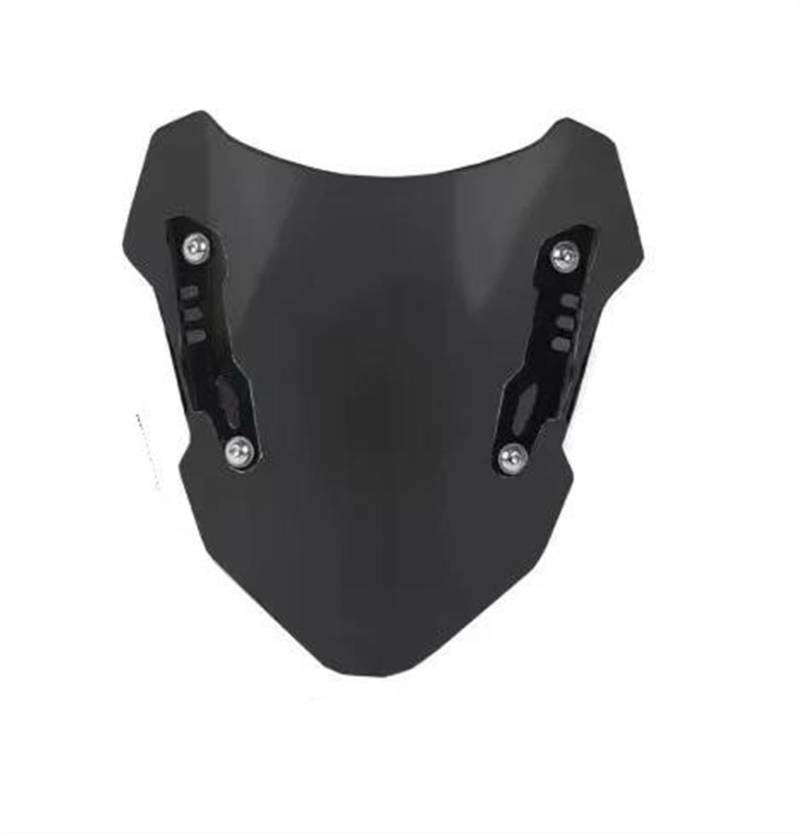 Motorrad Windabweiser Für Yamaha Für MT-15 Für MT15 2019 2020 2021 2022 Motorrad Windschutz Windschutz Deflektoren Doppel Blase Verkleidung Motorrad Windschutzscheibe(Black) von GSCTMFMLPT