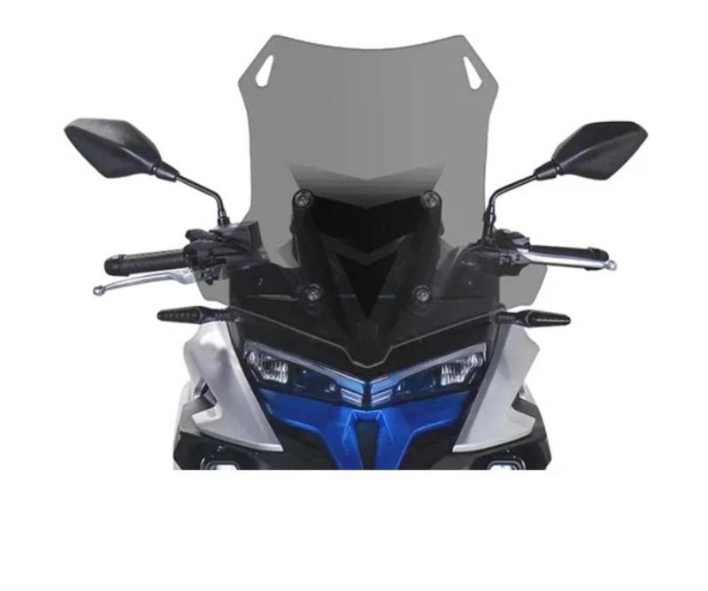 Motorrad Windabweiser Motorrad Frontscheibe Windschutz Zubehör Für Loncin Für VOGE Für DS525X Für DS 525X Für 525 DSX Für DS525 2022 2023 Motorrad Windschutzscheibe(SOOT,2) von GSCTMFMLPT