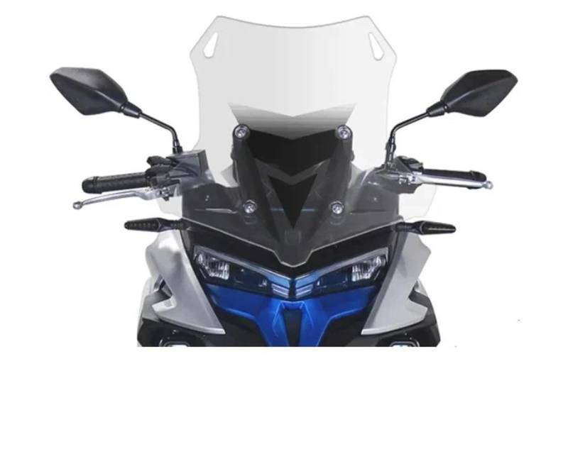 Motorrad Windabweiser Motorrad Frontscheibe Windschutz Zubehör Für Loncin Für VOGE Für DS525X Für DS 525X Für 525 DSX Für DS525 2022 2023 Motorrad Windschutzscheibe(Transparent,1) von GSCTMFMLPT