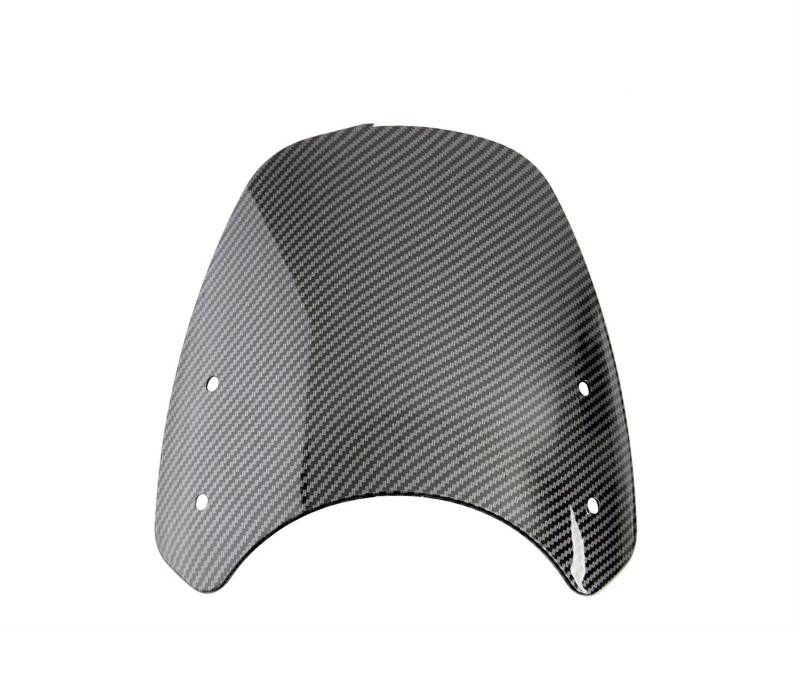 Motorrad Windabweiser Motorrad Zubehör Windschutzscheibe Wind Schild Visier Luftstrom Deflektor Für CL 250 Für CL 300 Für CL 500 Für CL250 Für CL300 Für CL500 2023 Motorrad Windschutzscheibe(Carbon Fi von GSCTMFMLPT