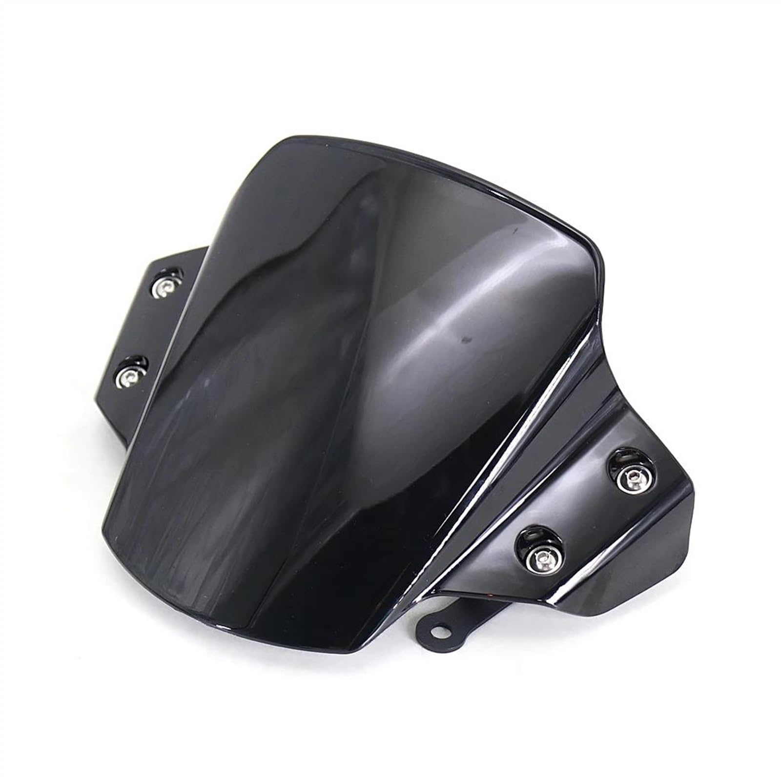 Motorrad Windabweiser Motorradzubehör Windschutzscheibe Passend Für MT-09 2021 2022 2023 Motorrad Windschutzscheibe(Black) von GSCTMFMLPT