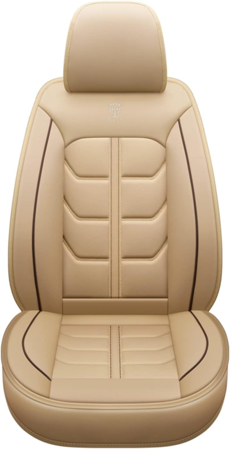 GSDOMJ Autositzbezüge für Dacia Jogger Extreme/Logan MCV/Duster Nova, Premium-Sitze schützen den Innenraum, Beige von GSDOMJ