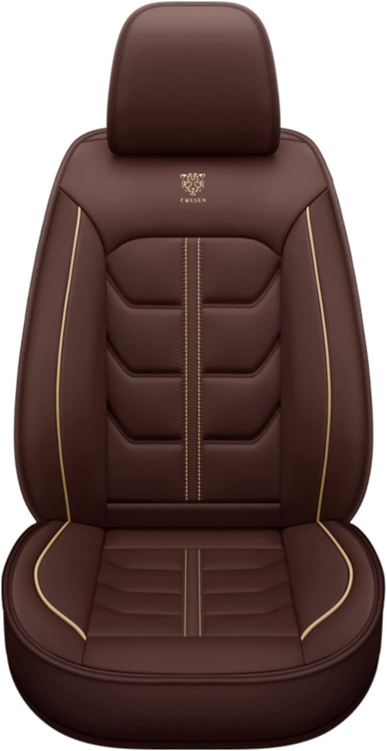 GSDOMJ Autositzbezüge passend für Allspace Magotan Scirocco Phaeton Premium-Sitze schützen den Innenraum, Kaffeebraun von GSDOMJ