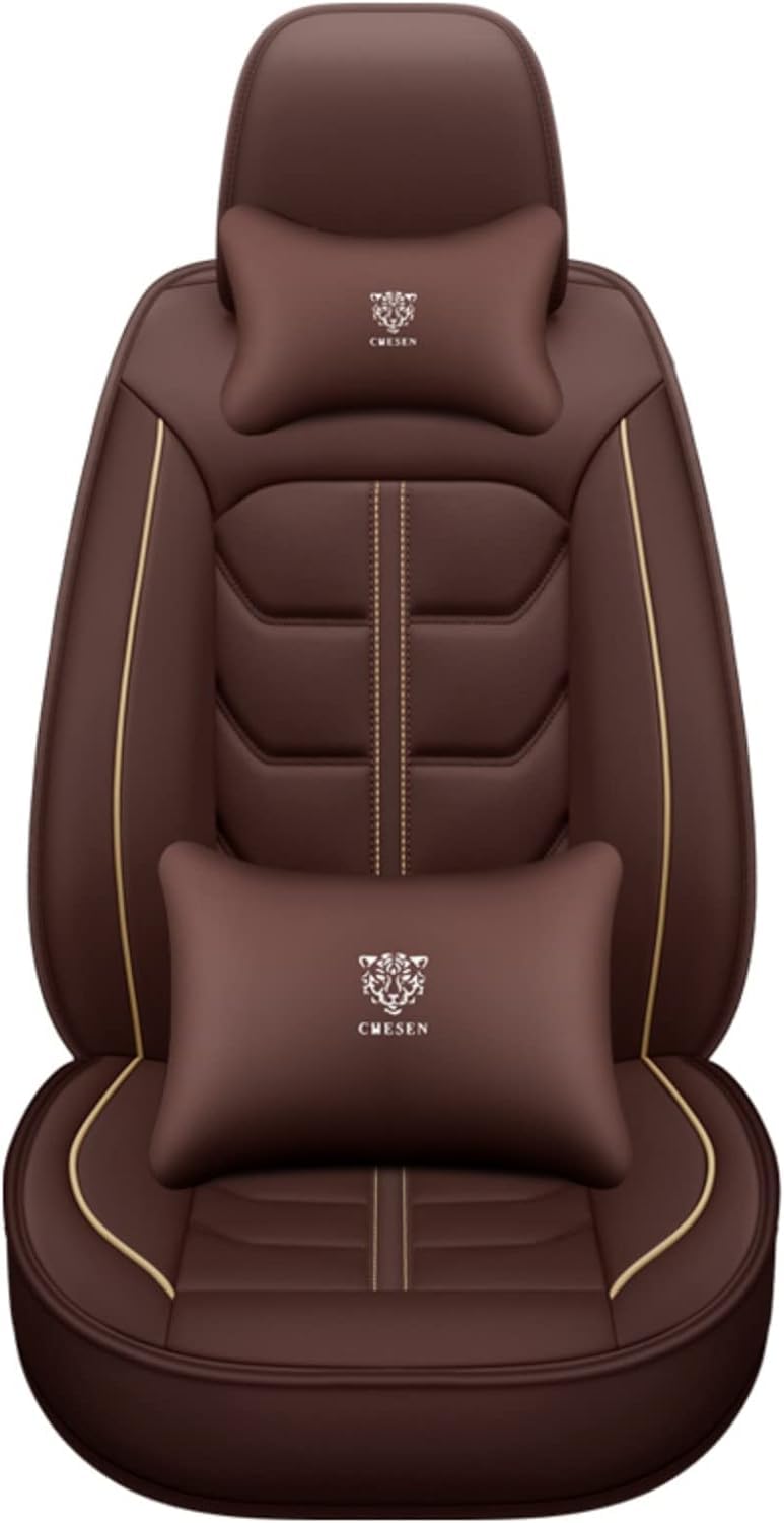 GSDOMJ Autositzbezüge passend für Golf R Premium-Sitze schützen den Innenraum, Kaffee Luxus von GSDOMJ