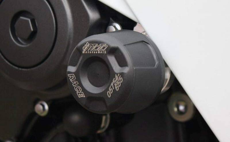 GSG-Mototechnik Sturzpads sw. eloxiert passend für die Honda CBR 600 F PC41 ab 2011 von GSG Mototechnik