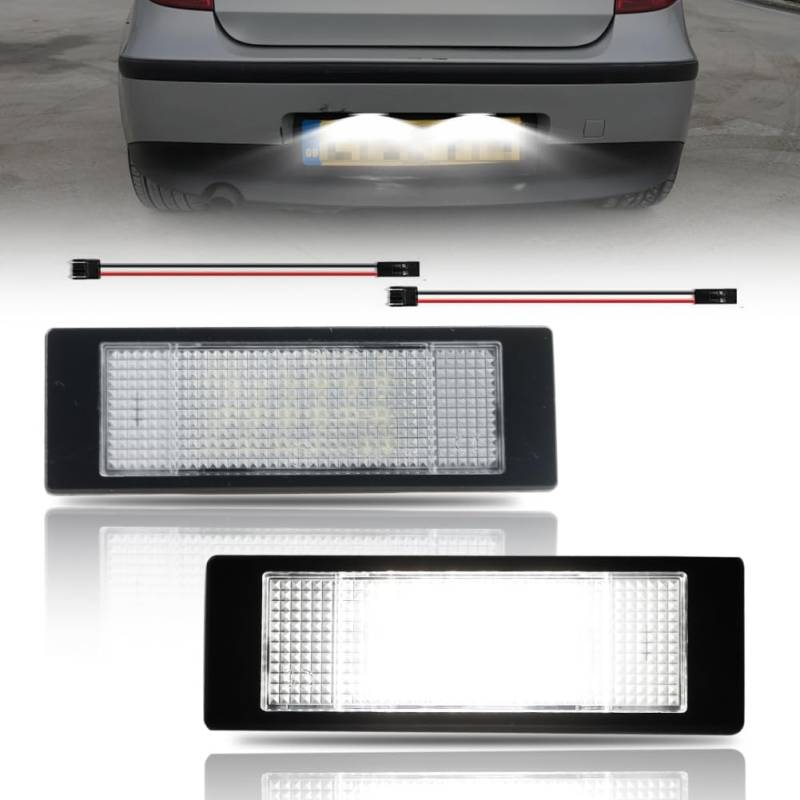 GSOWO LED Kennzeichenbeleuchtung für E81 3D Hatchback 07~11 von GSOWO