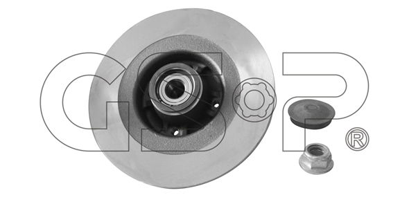 Bremsscheibe Hinterachse GSP 9225041K von GSP