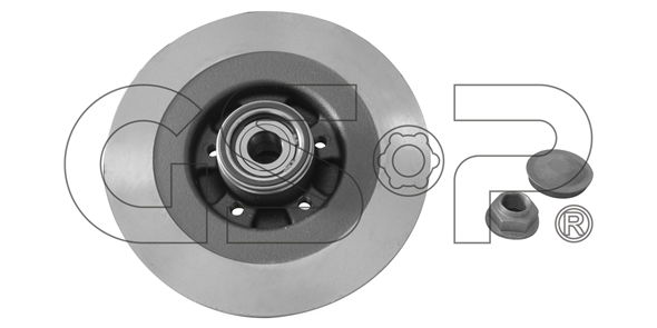 Bremsscheibe Hinterachse GSP 9230142K von GSP